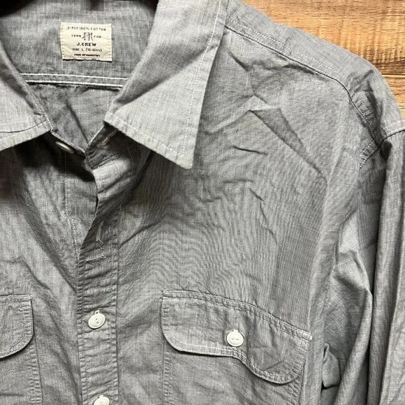 J Crew mens button down L - Picture 3 of 4
